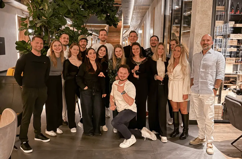 Teamfoto beim YIELD Offsite Event