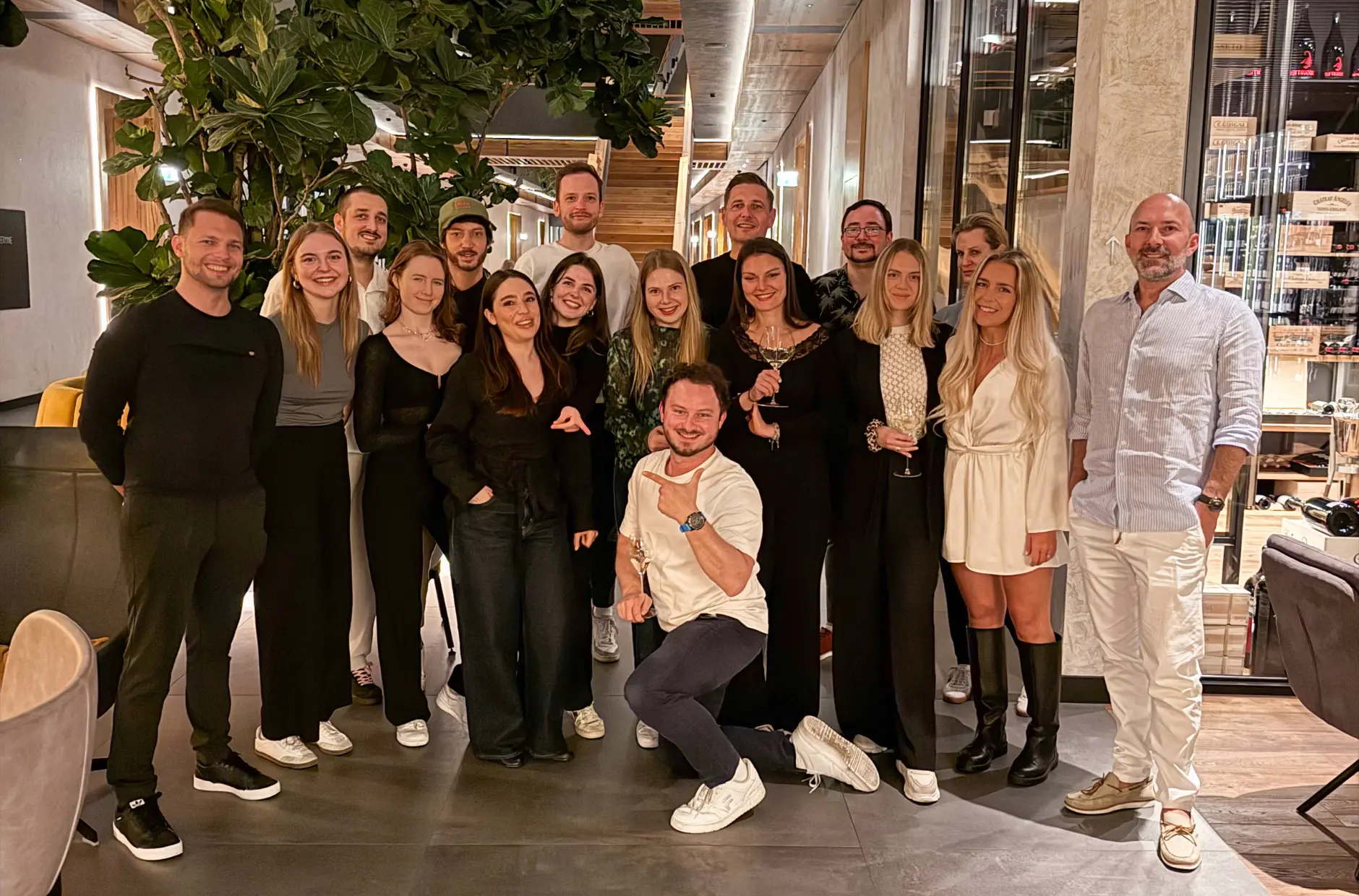 Teamfoto beim YIELD Offsite Event