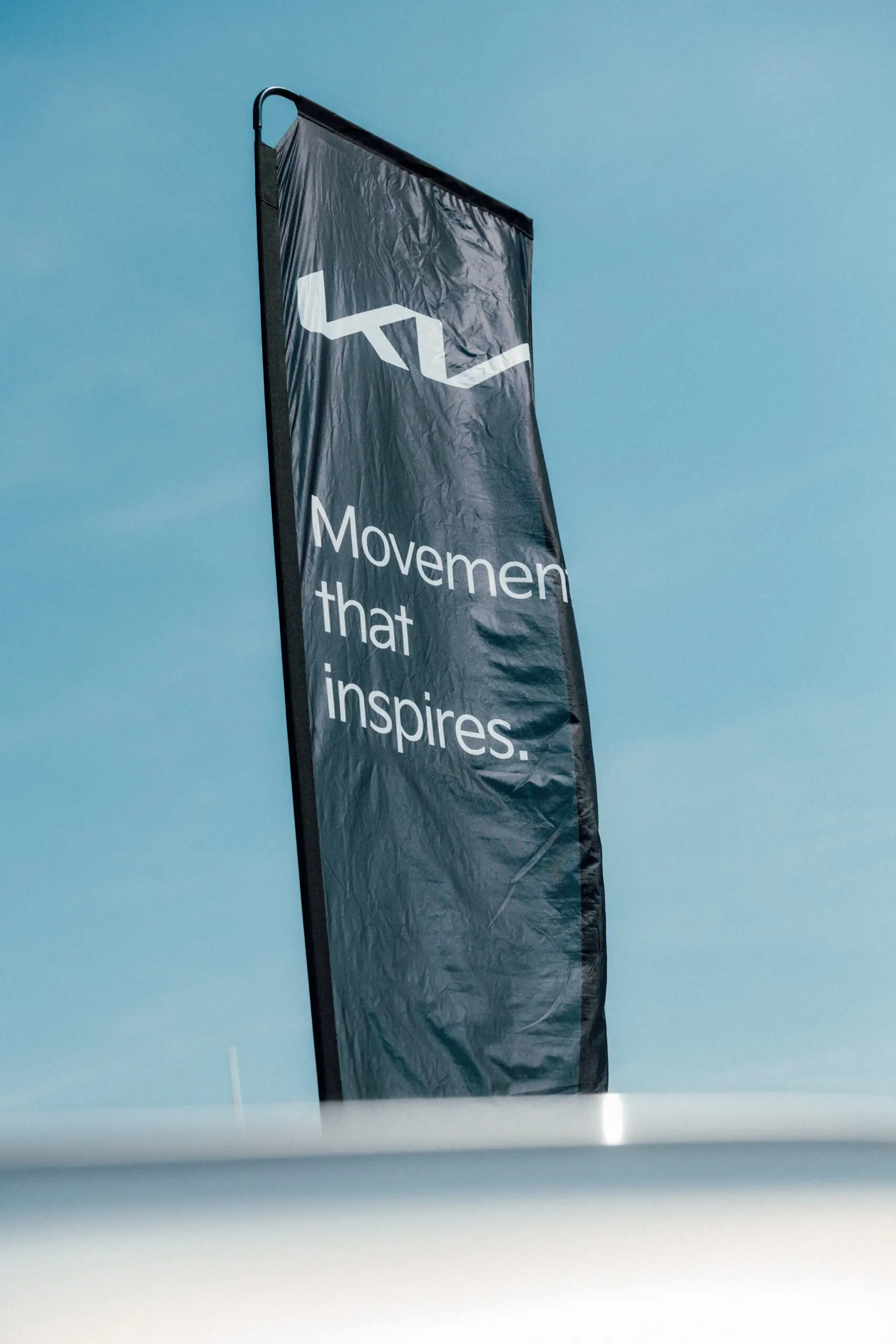 Kia Werbebanner beim Beach & Surf Event