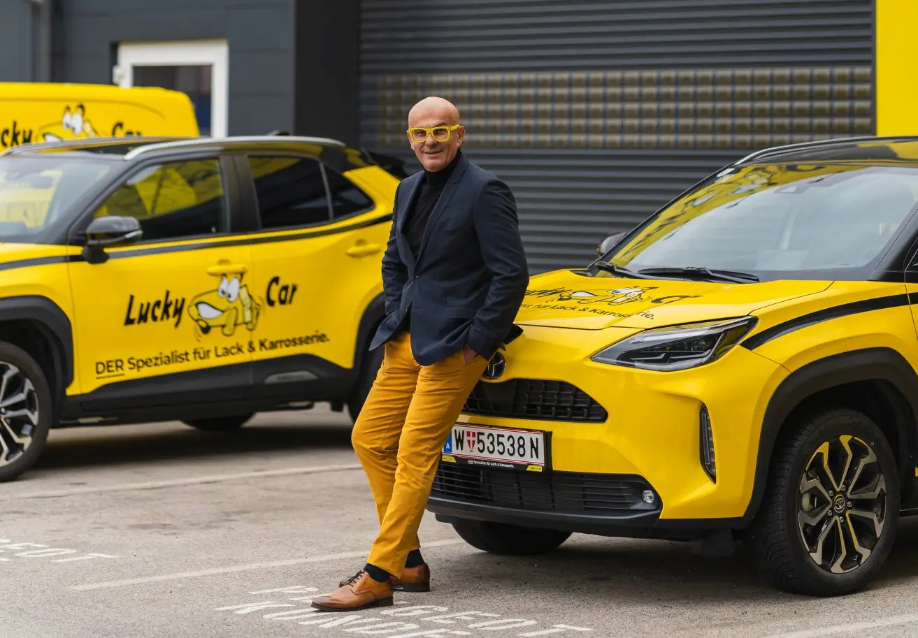 Ostoja Matic bei Lucky Car Veranstaltung