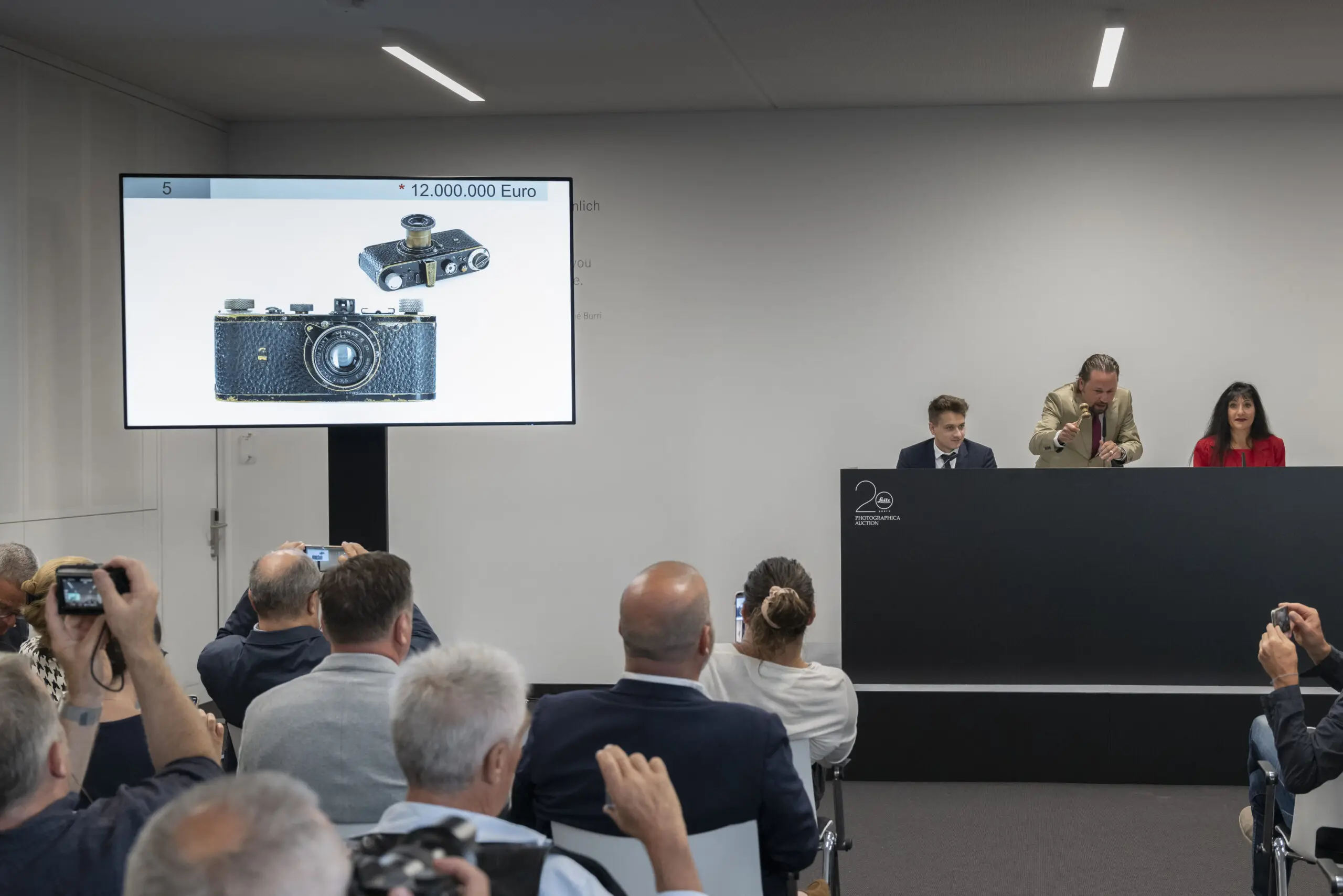 Leica Kamera bei einer Auktion in Wien