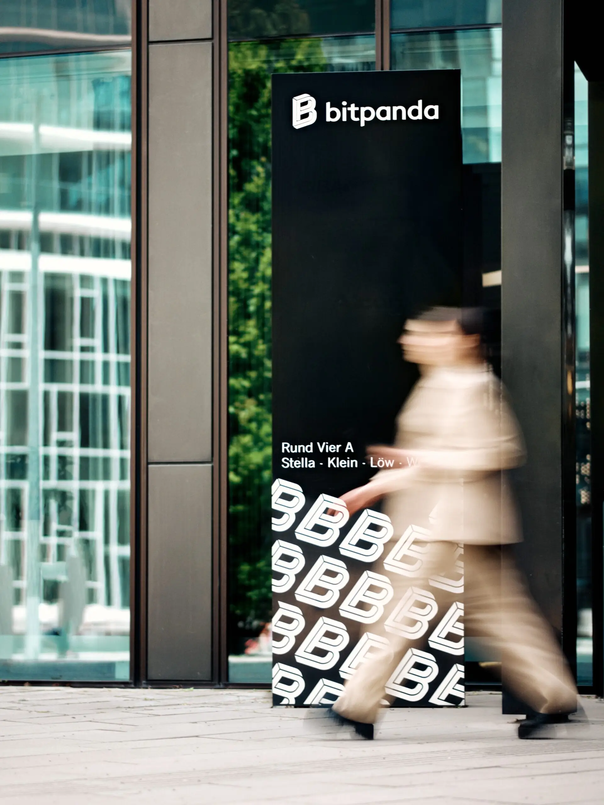 Eingangsbereich der Bitpanda Unternehmenszentrale