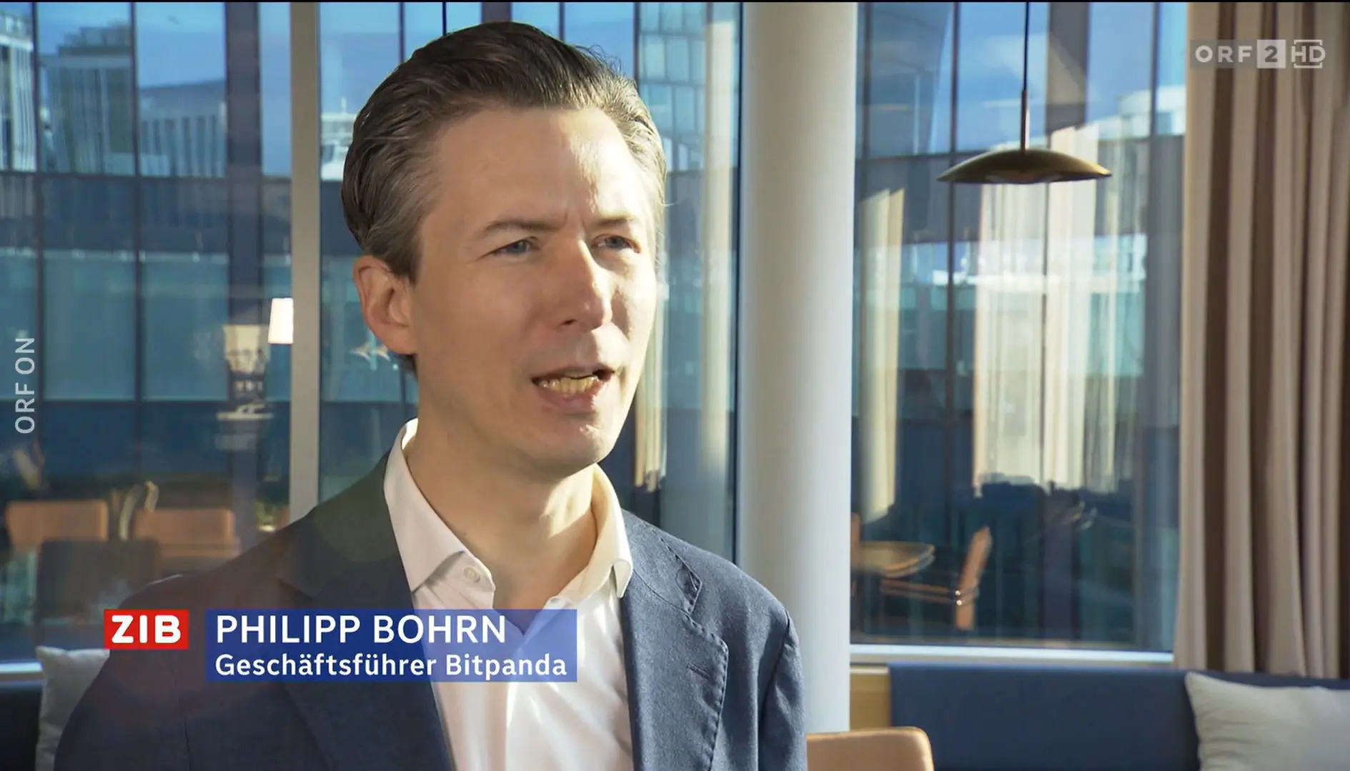 Portrait eines Bitpanda Mitarbeiters