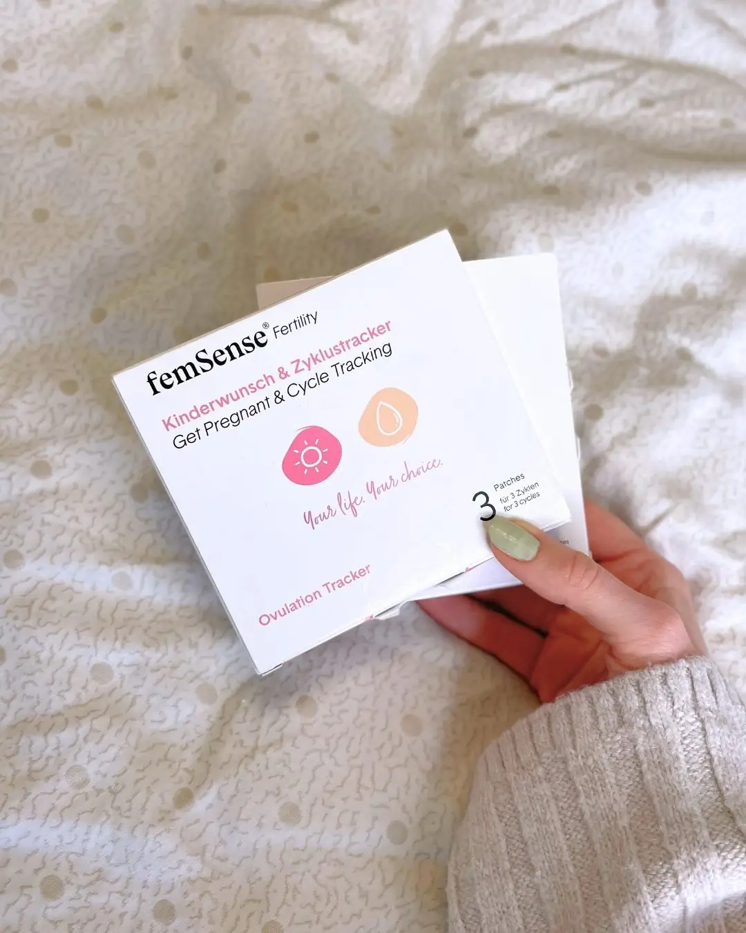 FemSense Verpackung für Zyklus- und Fruchtbarkeitsmonitoring
