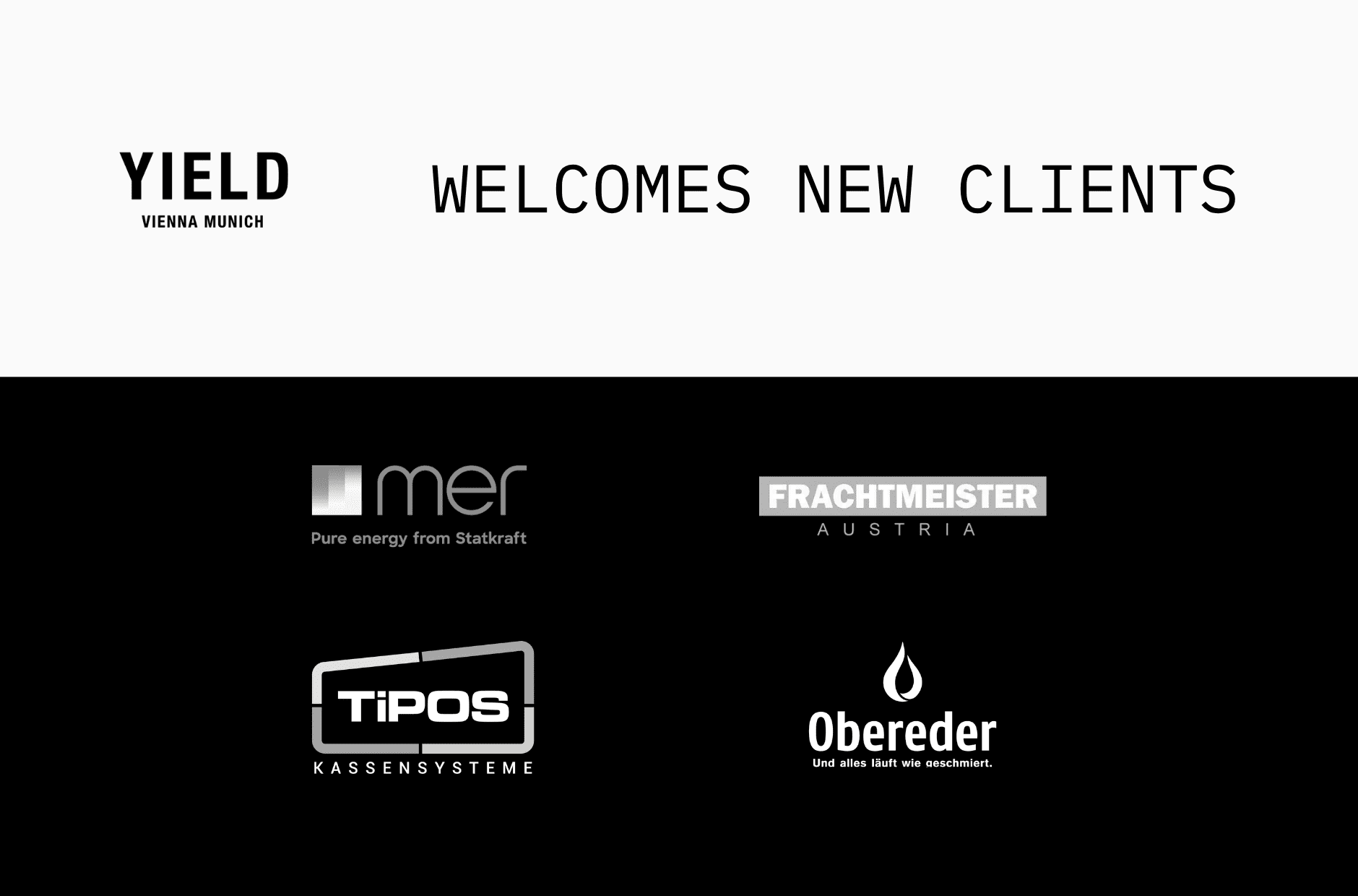 Neukunden bei YIELD: Mer, Frachtmeister, Tipos, Obereder