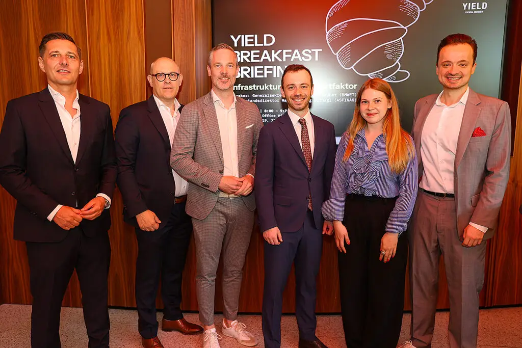 Gruppenfoto bei einer Business Veranstaltung von YIELD